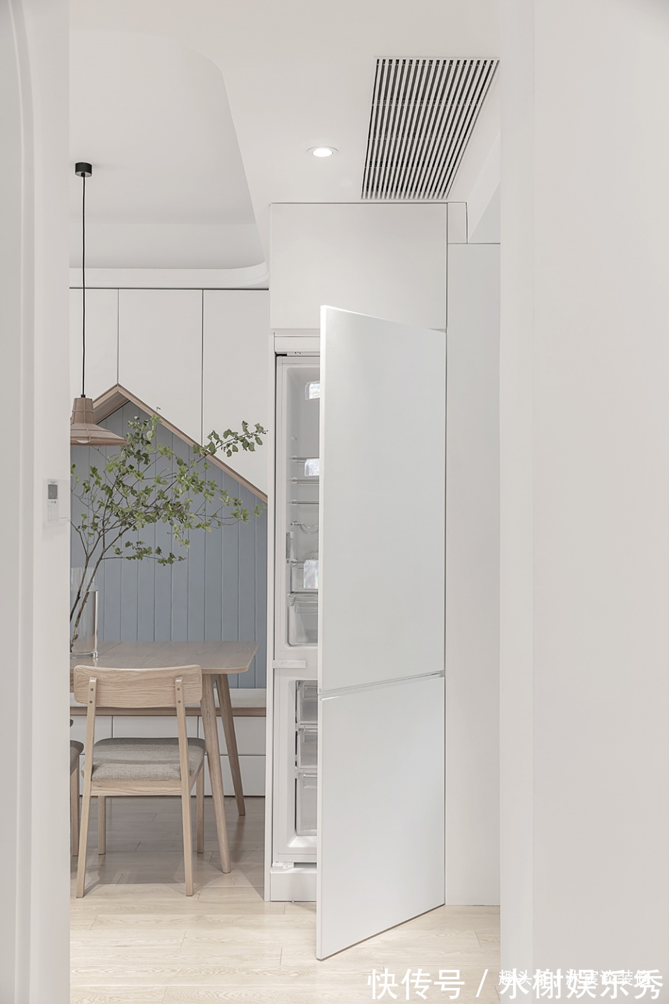 温馨|她买下59㎡小宅，半平米都不浪费，挤出三室，装修后室内温馨大方