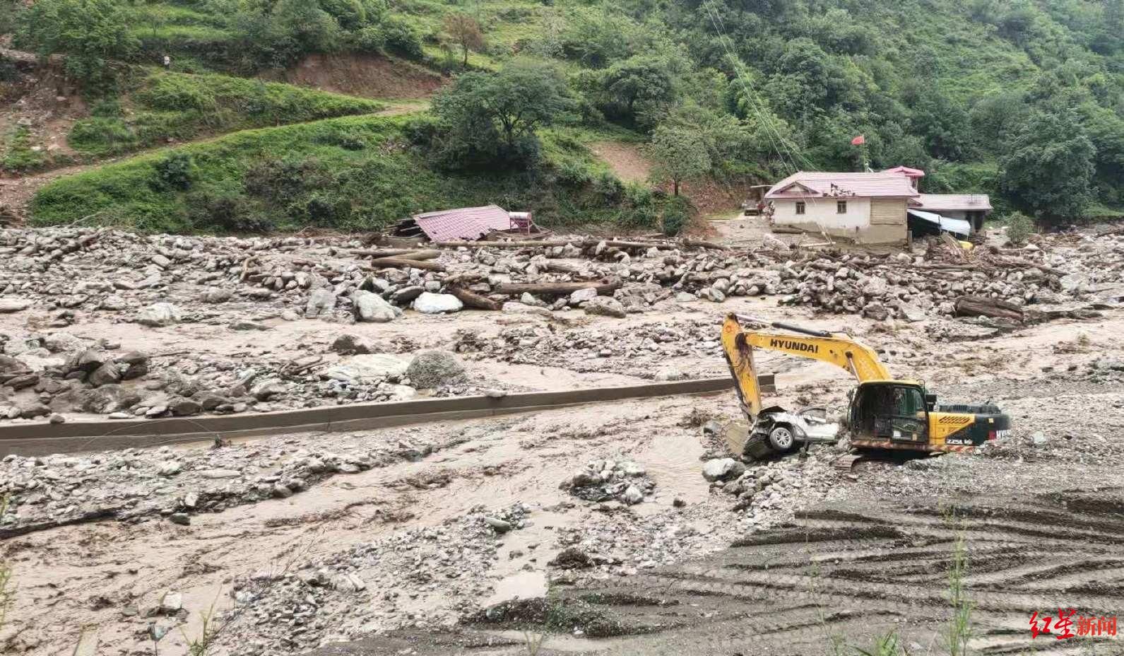大部地区|四川木里县项脚乡发生特大泥石流灾害，124户467人紧急撤离成功避险