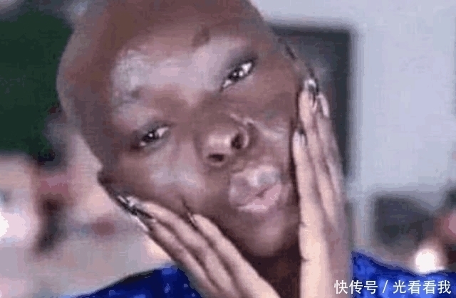 效果图|黑妹子直播化妆,用掉七瓶粉底,看到效果图网友们表示没浪费