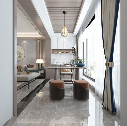 阳台|80后夫妻将新房装中式,仅阳台就被多人借鉴,高级灰的氛围太美了