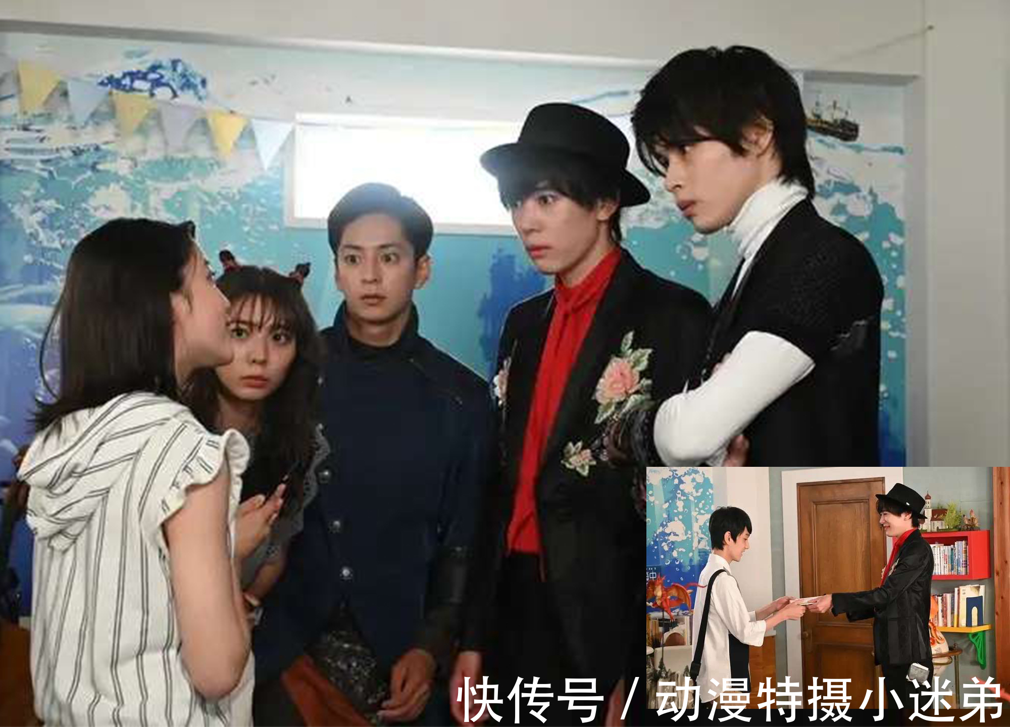 芽依|假面骑士圣刃特别篇,剑士们集体享受,飞羽真换上夏日限定套装!