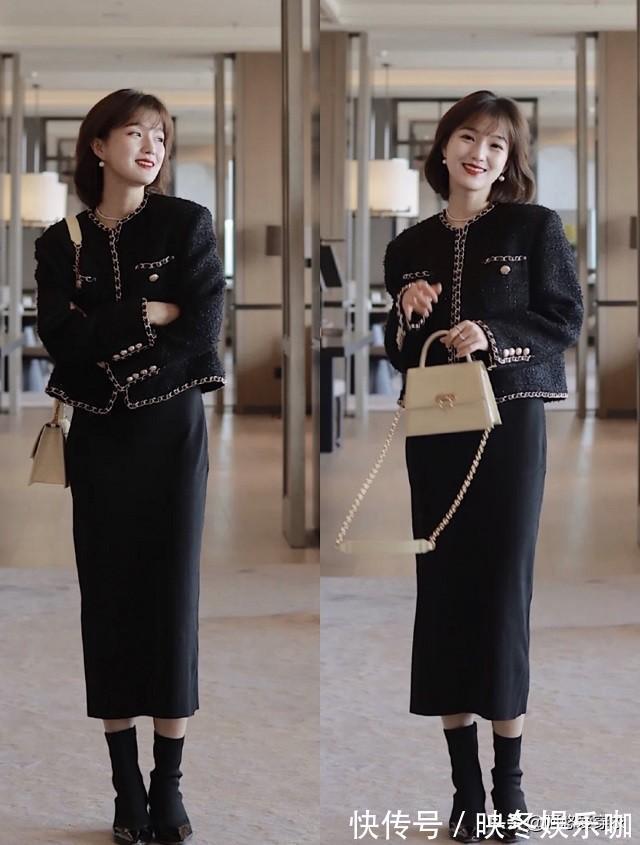 搭配 “呢子裙”早烂大街了,今年流行“烟管裙”,时髦显瘦又有气质