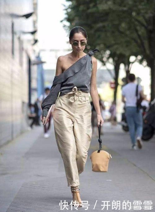 早秋别再穿裙子了，有点凉！今年流行“九分裤”，明星潮人都爱穿