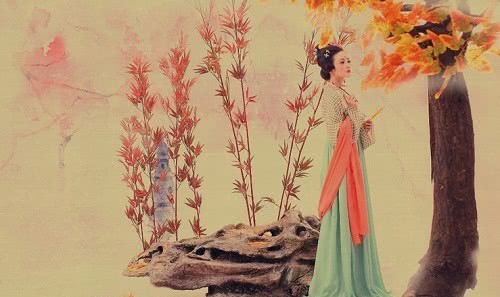  回复|诗人偶然得到一片题诗红叶，作诗一首回复，成就一桩奇妙姻缘