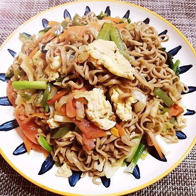 小葱|荞麦泡食面