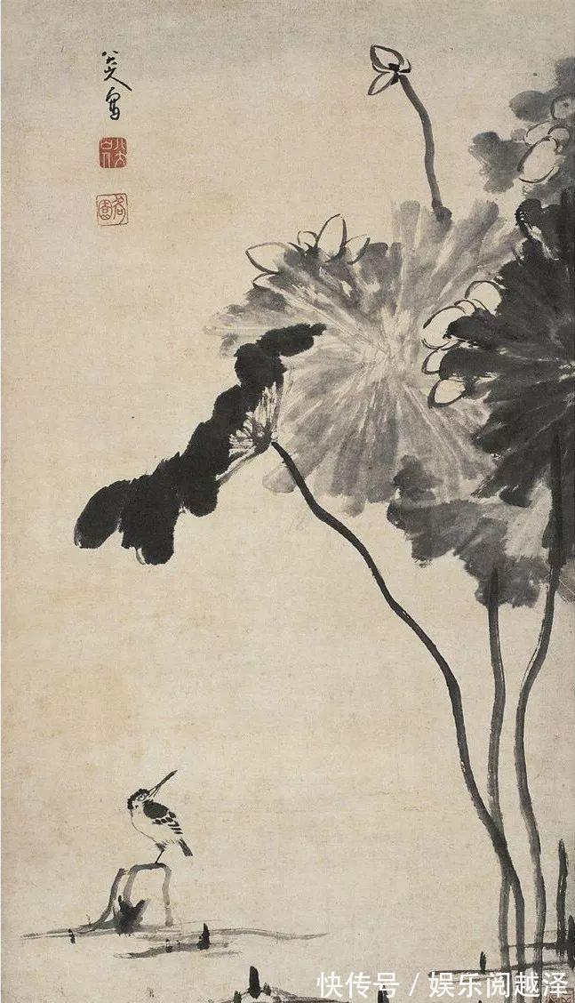 八大山人|八大山人的荷花,独自清凉