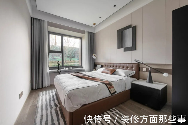 硬包|108平现代风三居室,空间充满现代简洁的大方感