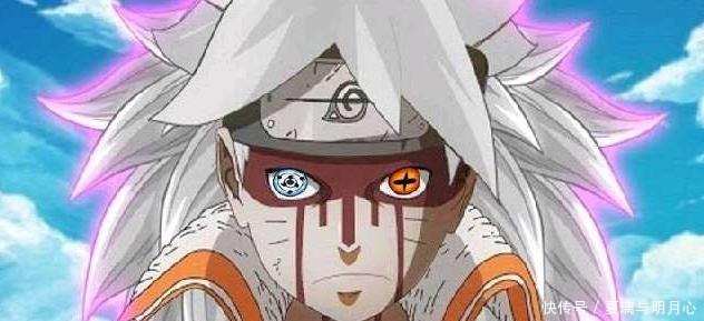 博人传博人开启六道模式,左眼仙人+九尾十字眼,右眼轮回眼