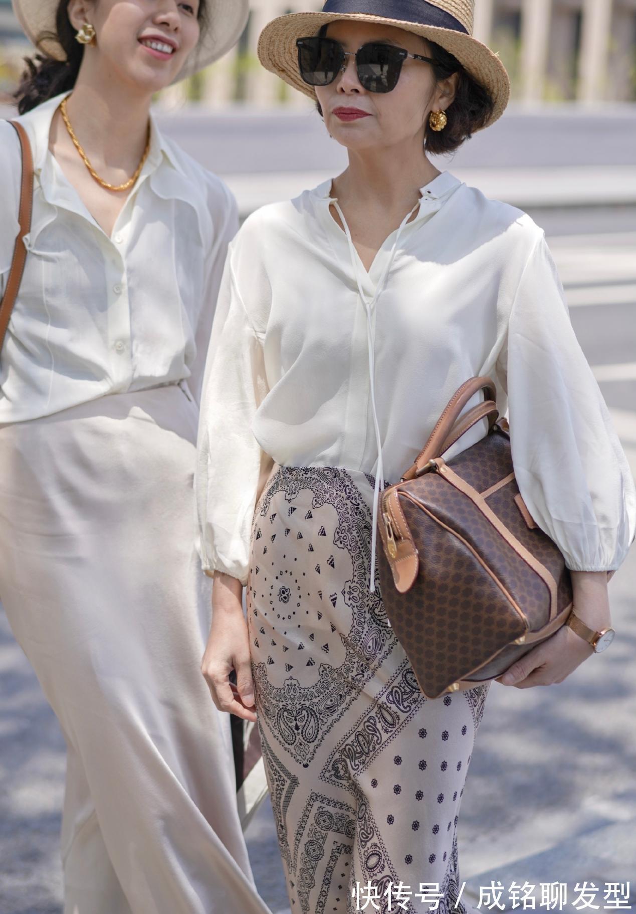 旗袍裙|时尚与年龄无关，五六十岁更要穿出活力与时尚，优雅到老才更精彩