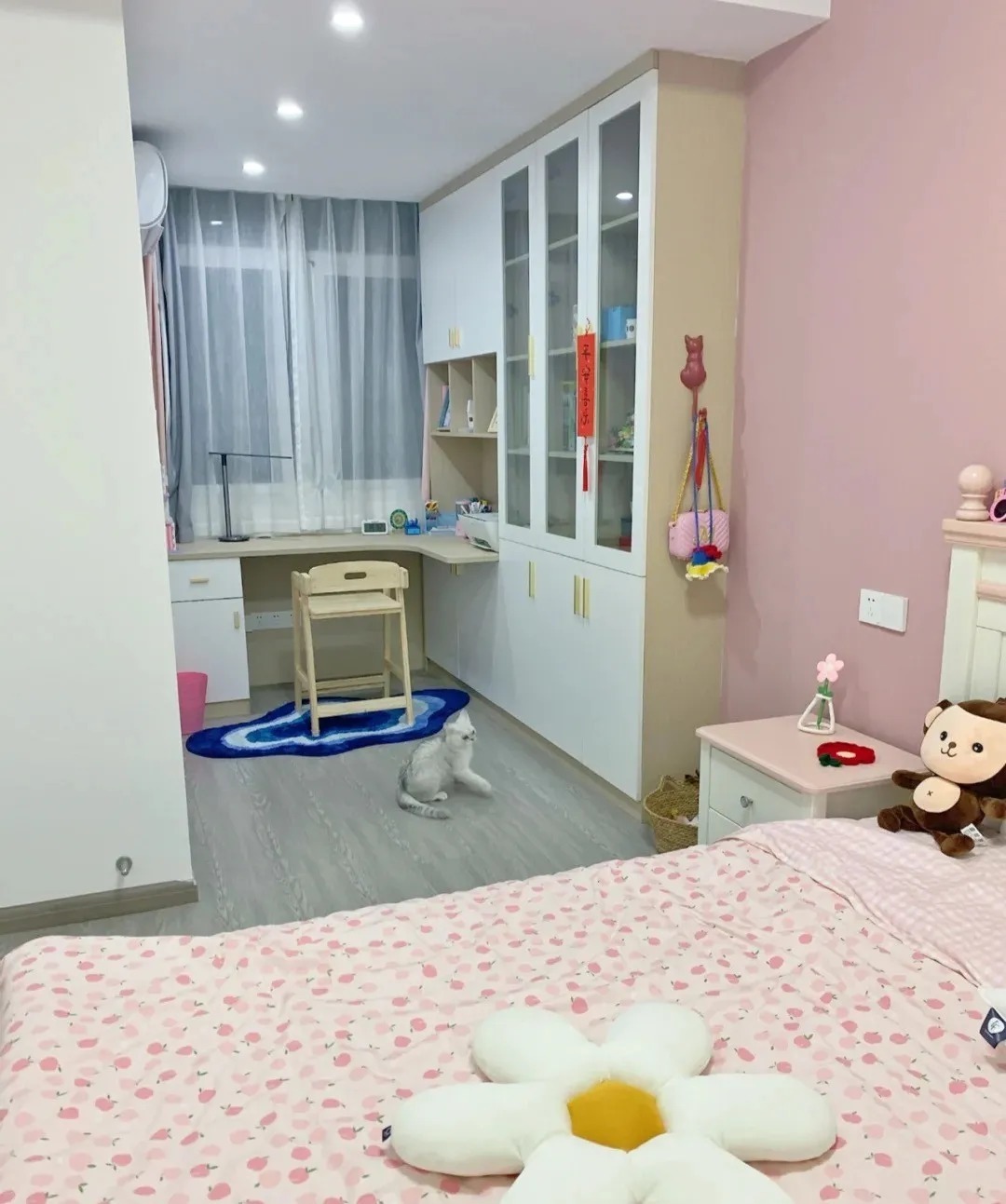 吊顶|78平米小户型,面积不大,却很舒适温馨,满满的烟火气息