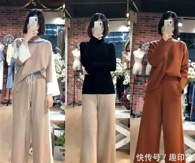 想要穿搭才保暖又时髦,大衣搭配针织裙优雅大气,美腻了