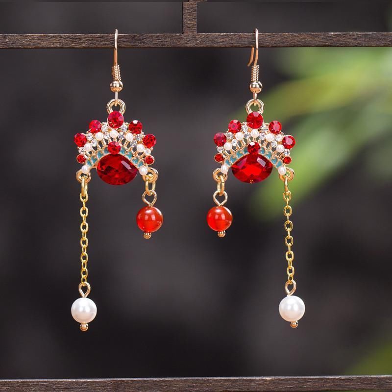 国潮|小姐妹的聚会里如何特立独行艳压群芳?或许这脸谱耳环能帮你