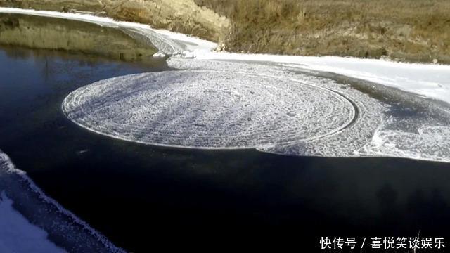 根河市 神奇！中国冷极再现旋转的圆形冰盘，它是如何产生的？