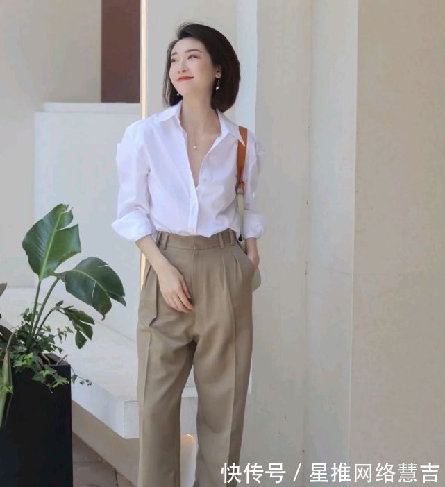 视觉效果|想要穿出高级感，就要学会给穿搭做减法，简约的穿搭就很有魅力
