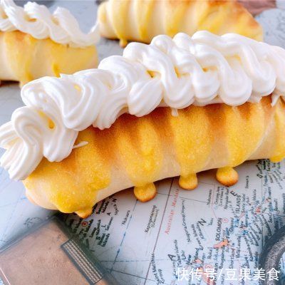 奶油毛毛虫面包｜松软香甜，超好吃