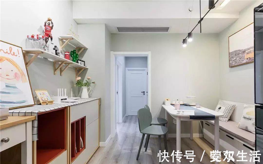 客卧|她的70平现代简约小家,客厅加张床,二室变三居,时尚又舒适!