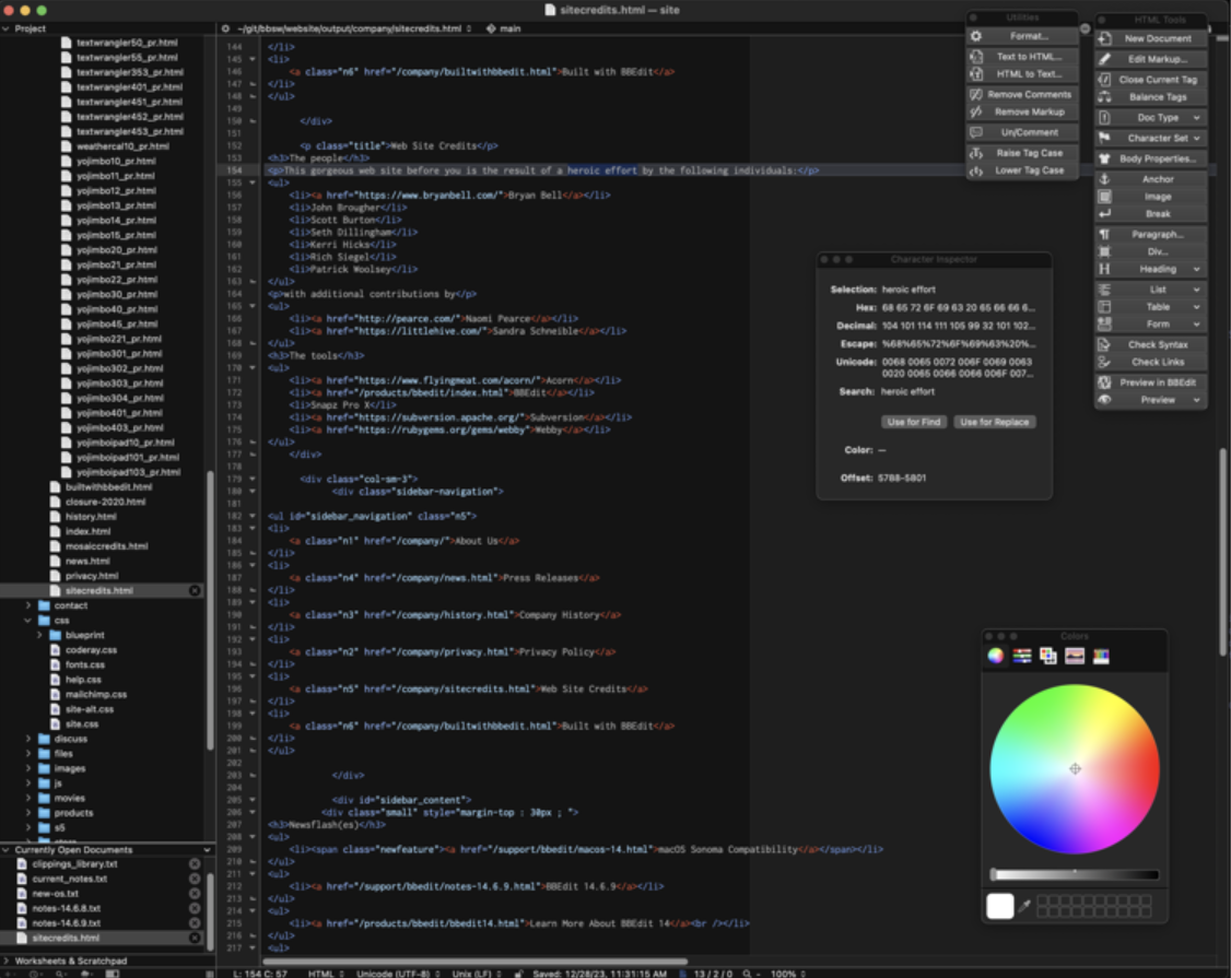 BBEdit for Mac v14.6.8 代码编辑器-无忧下载
