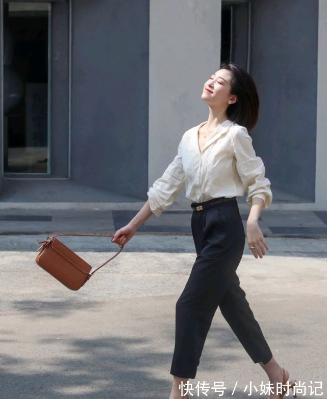 高腰裤|只要穿对了,就能轻松成为精致的女人,与年龄无关