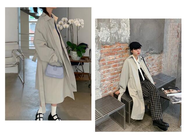 个子 穿搭怎么能少了风衣!这么穿气质又时髦太美了,各色各样很高级