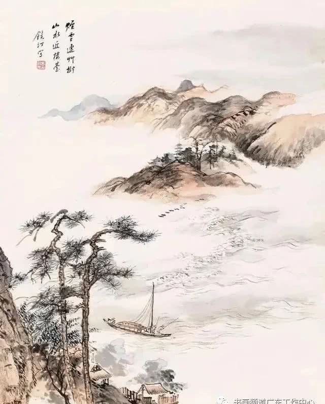 吴镜汀|这位画家，不仅是启功老师，齐白石也收藏他的画