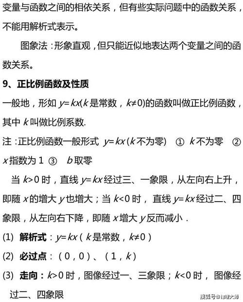 初中数学：考前复习知识点总结！果断收藏！