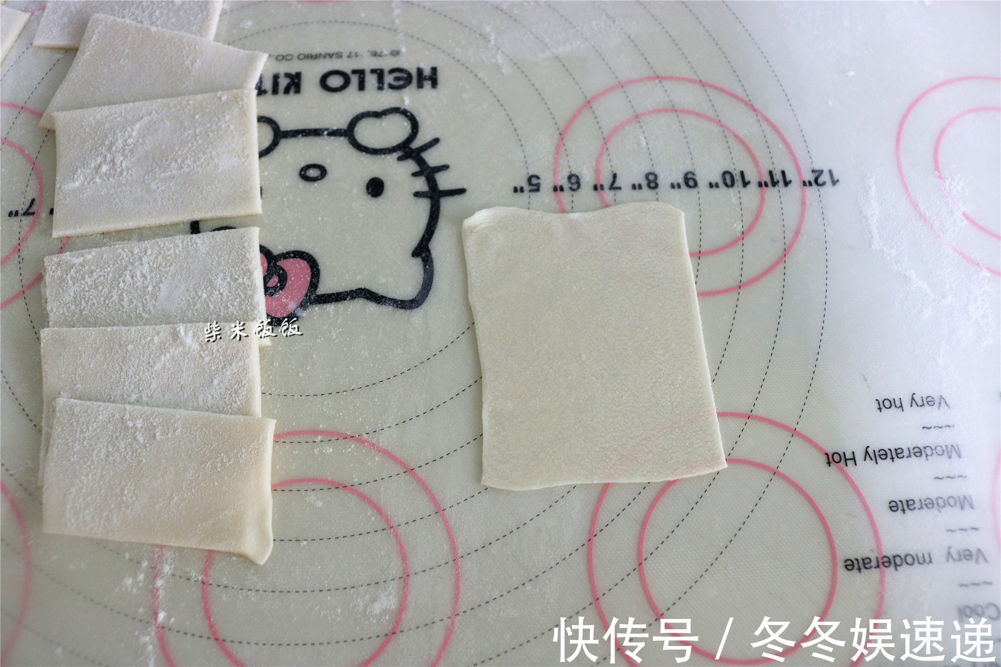 我家包馄饨,从不买馄饨皮!晒出馄饨皮做法,网友太简单了