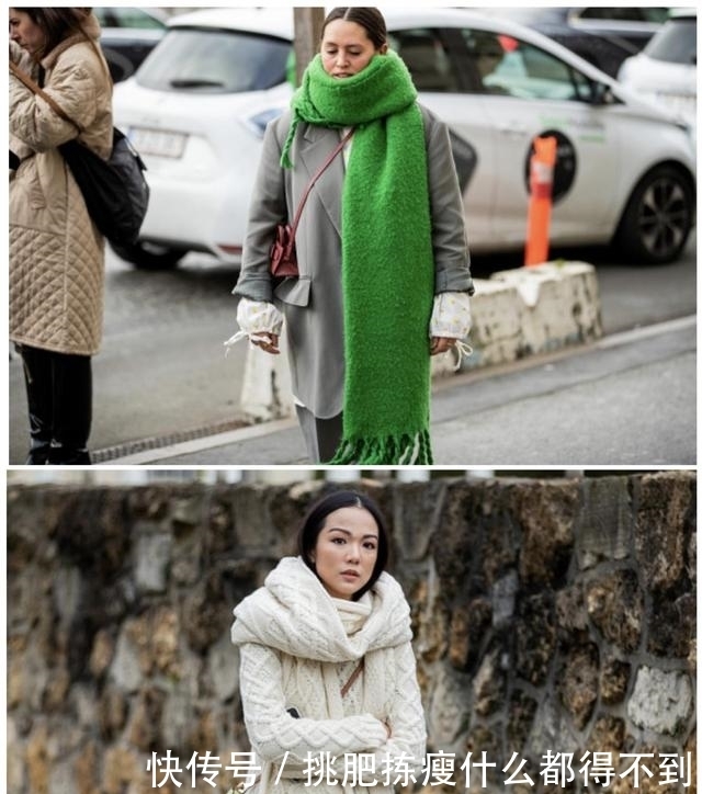 冬天围巾别随便选,这几种分类和搭配很关键,学会了才时髦高级