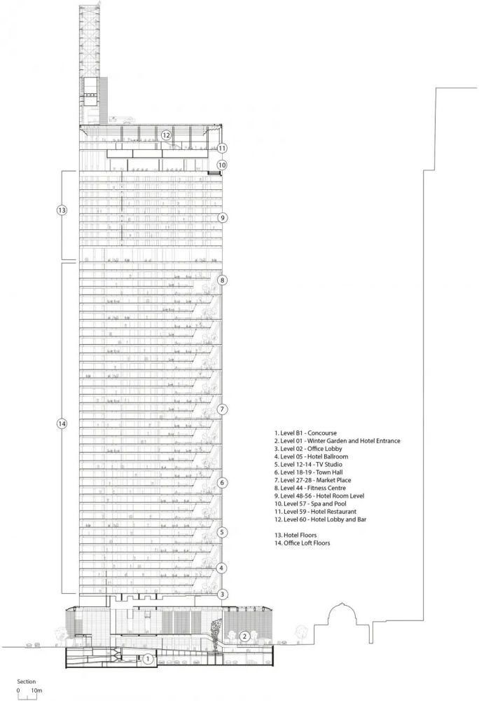 冬季花园|费城最高建筑 - 康卡斯特技术中心和四季酒店