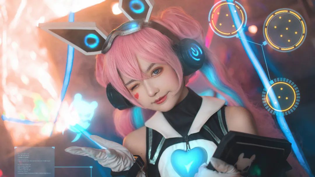 心灵骇客|cos:王者荣耀安琪拉-心灵骇客cos正片@北原美呆