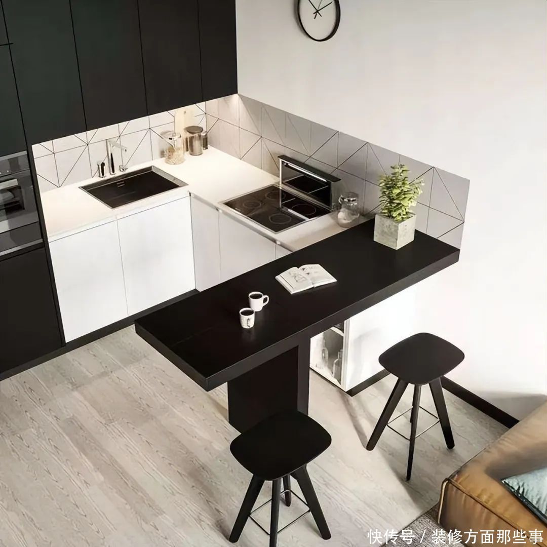 厨房|原来吧台还能这样设计,不仅美观实用,还让餐厅充满情调