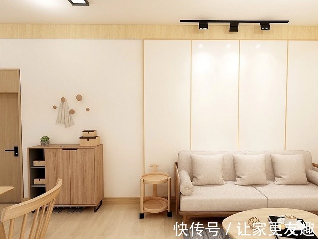 友趣|60㎡二居室简约原木日式风