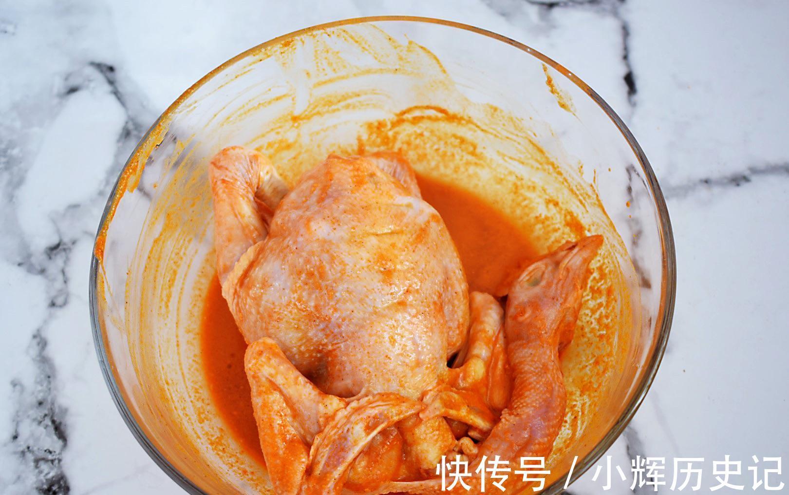 保鲜袋儿|奥尔良烤全鸡，香酥美味，干净健康