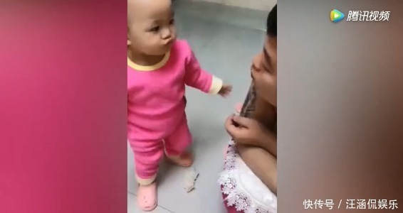 宝宝|“小情人”要亲爸爸,却被妈妈故意挡住,宝宝的反应让爸妈乐了