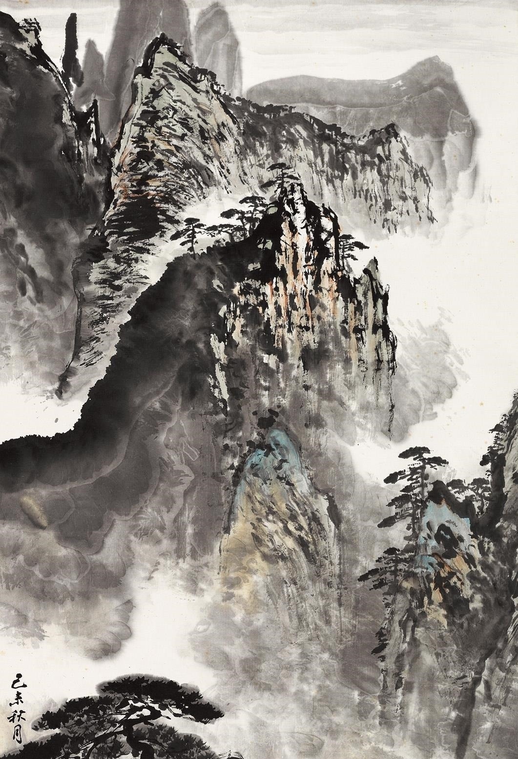 大山!一起学书画:好美的大山,让人有一种立刻想走入其中的冲动