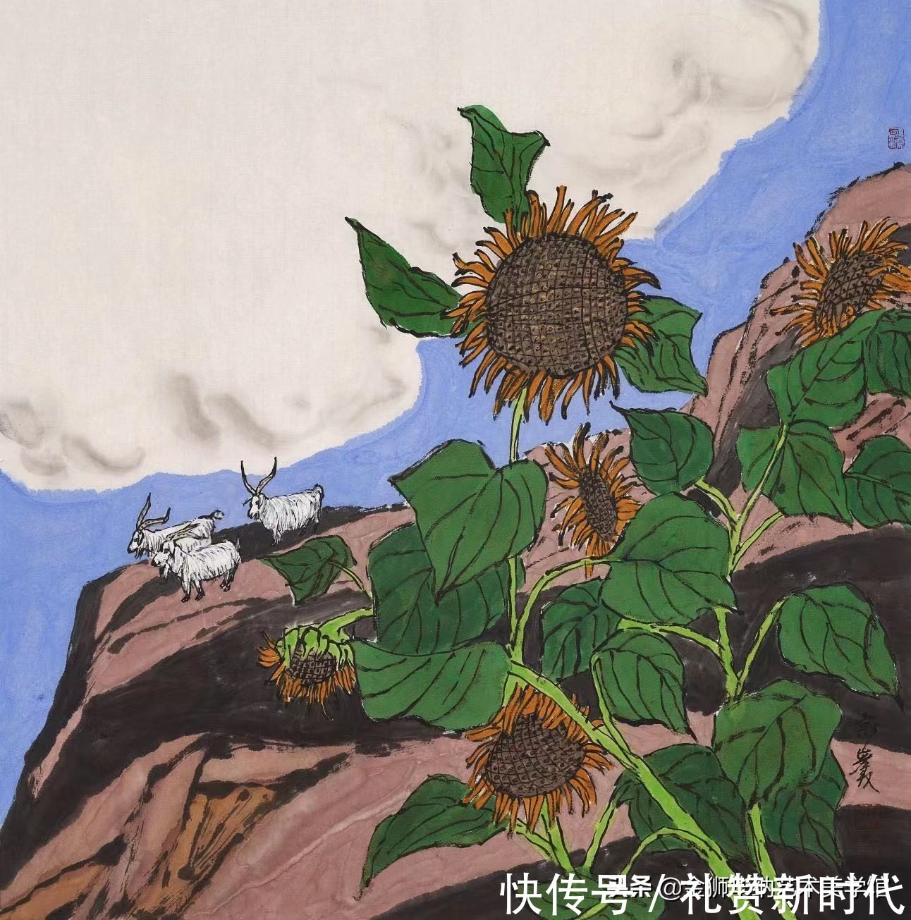 美术展#西部风情：画家高岩先生骏马系列绘画艺术赏析