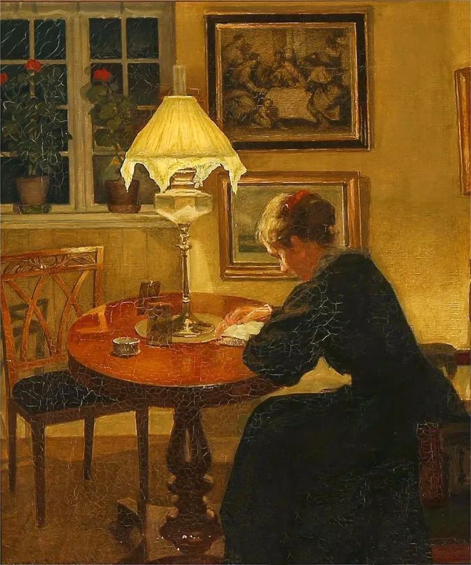 画家|读书的女人最美丽，那一刻全世界都安静了