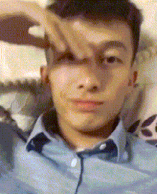 |搞笑GIF段子：妹子学会搞笑了，只不过没啥新创意