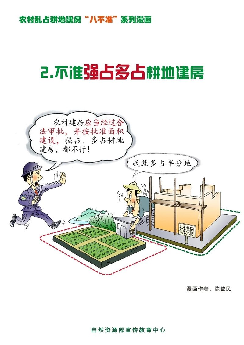 农村乱占耕地建房“八不准”|漫画图解 | 图解