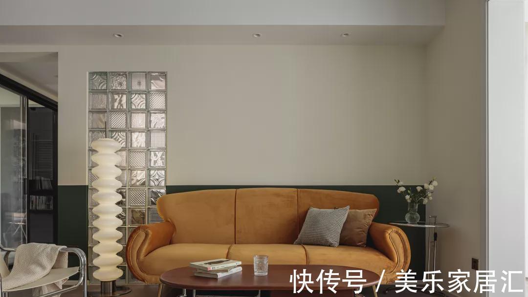 屋主|90㎡三室复古风装修,半墙打破“暗”房设计,大户型既视感