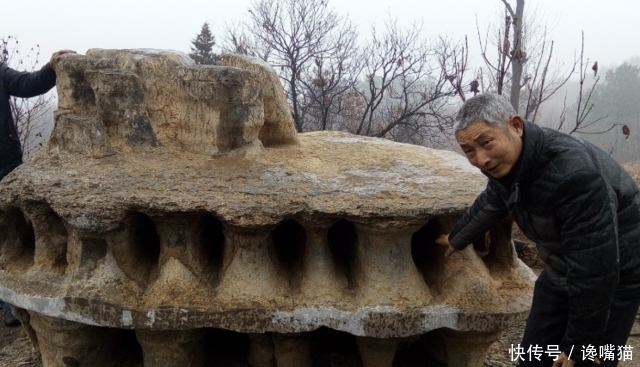 奇石|村民发现一6吨 ”飞碟“ 奇石,出价10万遭拒