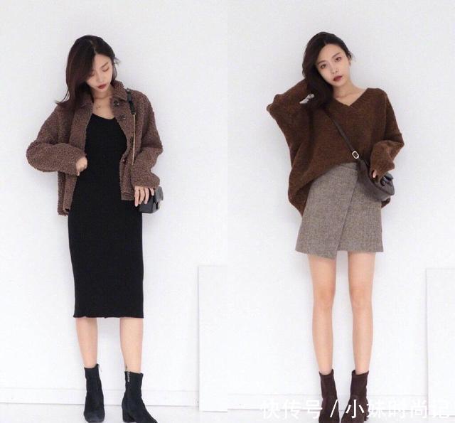 裤装该收一手了, 今年流行: 半身裙+上装, 高级洋气, 女人味十足