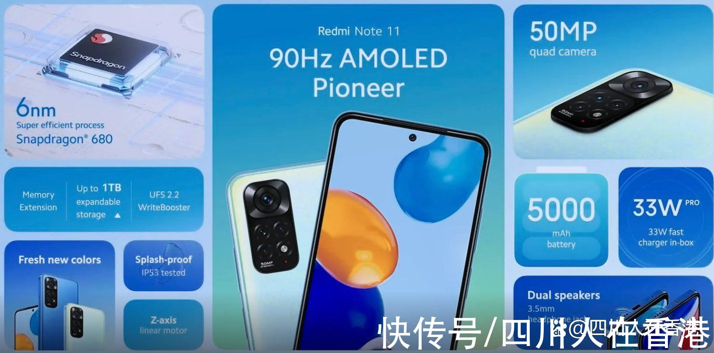 小米|小米Redmi Note 11 系列国际版发布