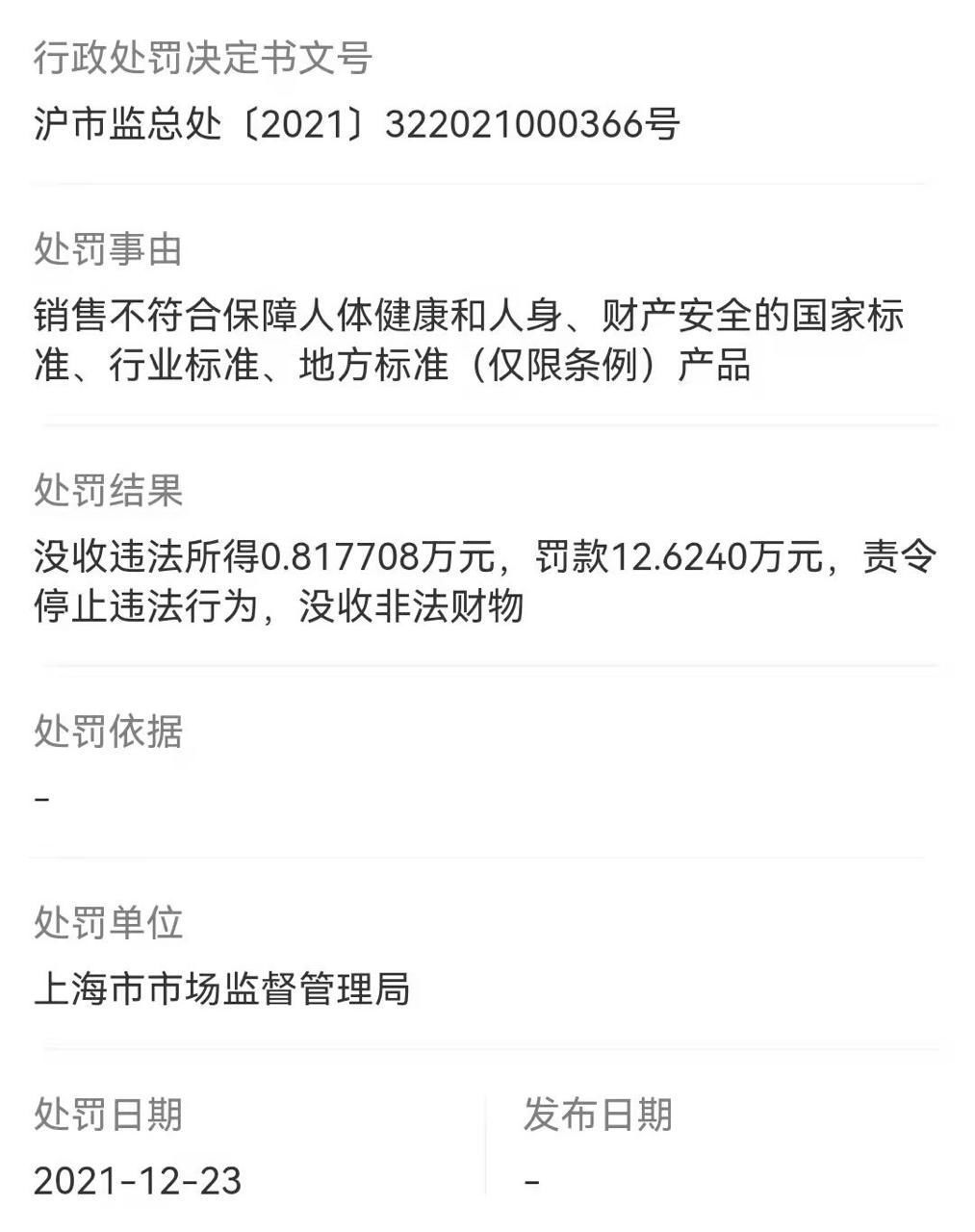 杜嘉班纳|杜嘉班纳销售不合格童装被罚12万