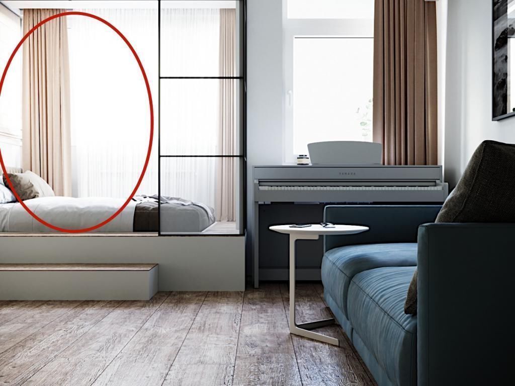 通风换气|榻榻米床改良一下,上方装玻璃隔断做分隔,多间独立卧室通堂透亮