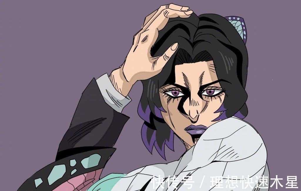 三幻神|《鬼灭之刃》全员JOJO化,九柱这强悍的画风,十个无惨都打不过!