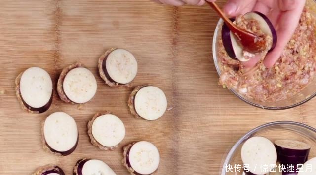 鲜香味美的香酥茄盒，荤素搭配，简单营养，老少皆宜的美食
