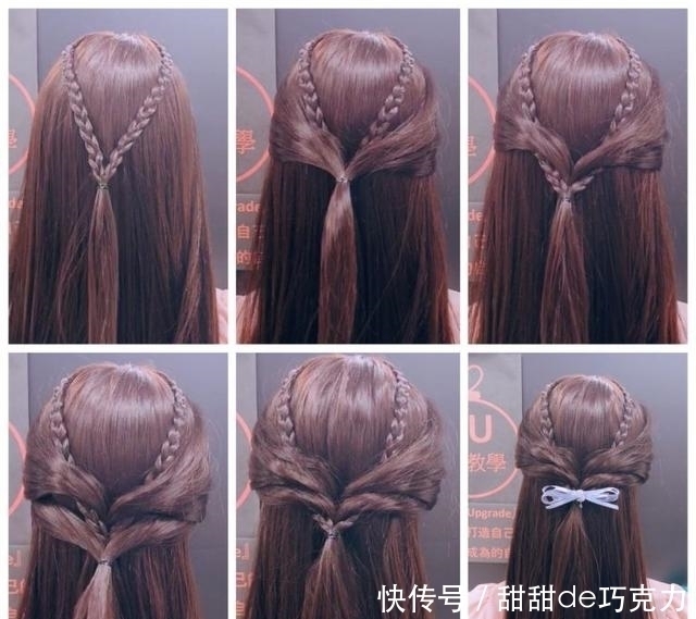 直发|搜罗给长直发女性的10种公主头编发!让直发的魅力发挥到极点