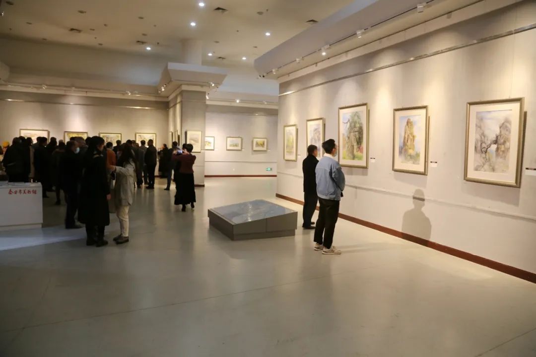 刘建东#展讯|泰山福?水彩情——李光富水彩画作品展开幕