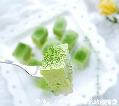 抹茶粉|抹茶西米糕，巨好吃Q弹清凉的神仙甜品！免蒸免烤一次就能成功