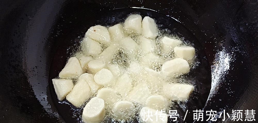 小猫|教你做逢年过节压桌甜点“雪花山药”脆酥香甜,孩子和老婆爱吃